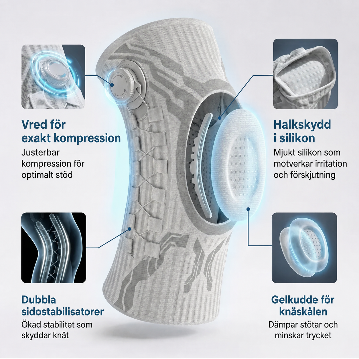 Flexora™ Justerbart Knästöd